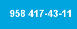 958 417-43-11 958 417-43-11